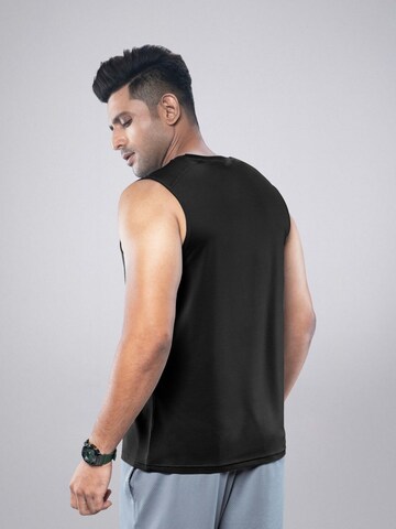 PANTONECLO Shirt 'Pantoneclo Men’s Gym Vest' in Black