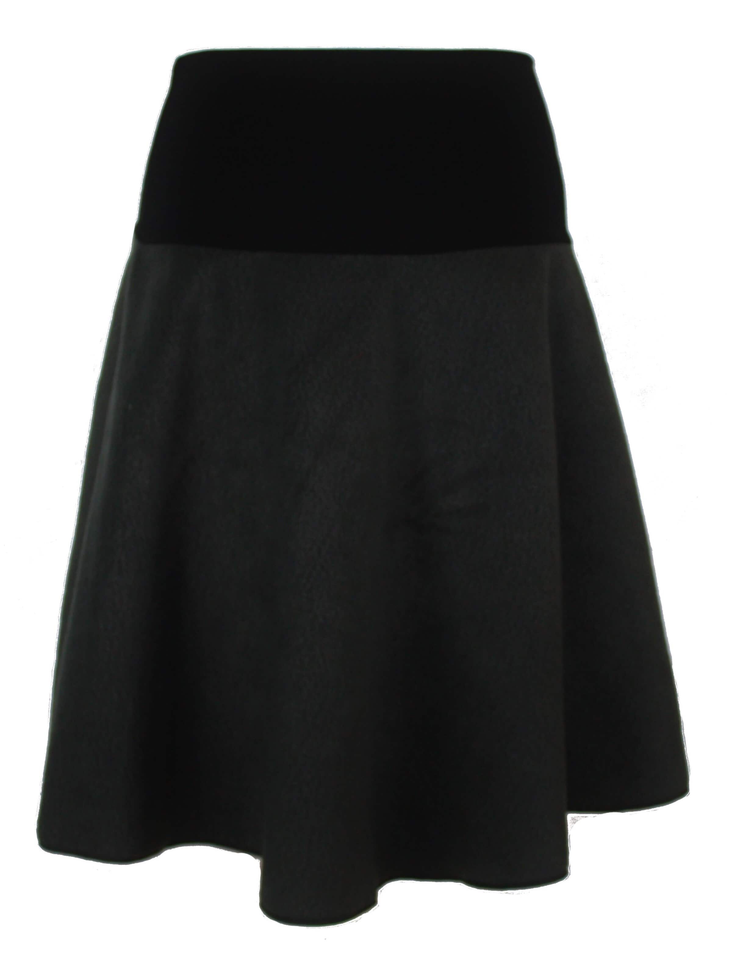 dunkle design Rock 'A-Linie Fleece'‌‌‌‌‌‌‌‌‌‌ in Grau: Vorderseite