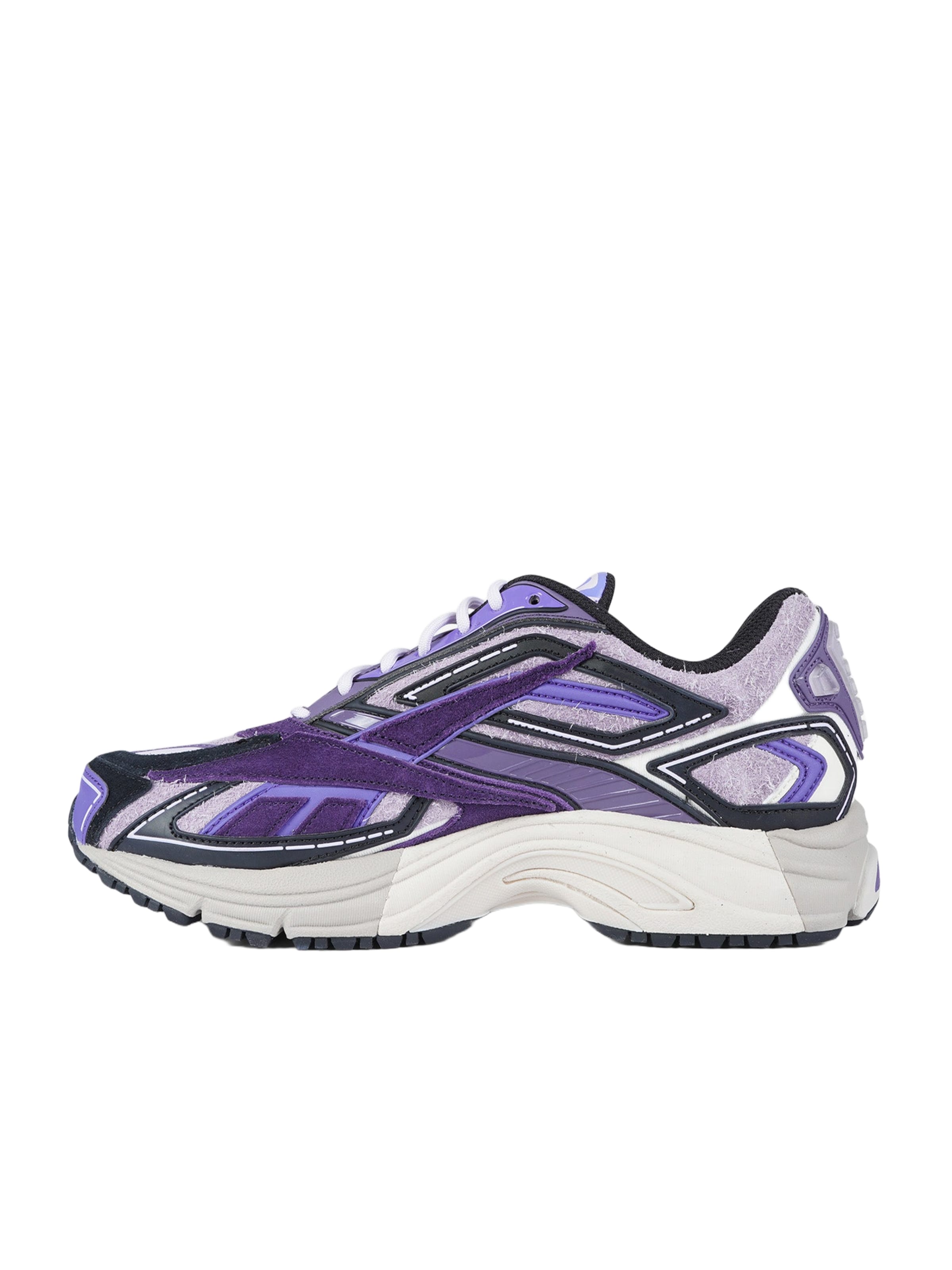 Baskets basses Reebok en violet : devant