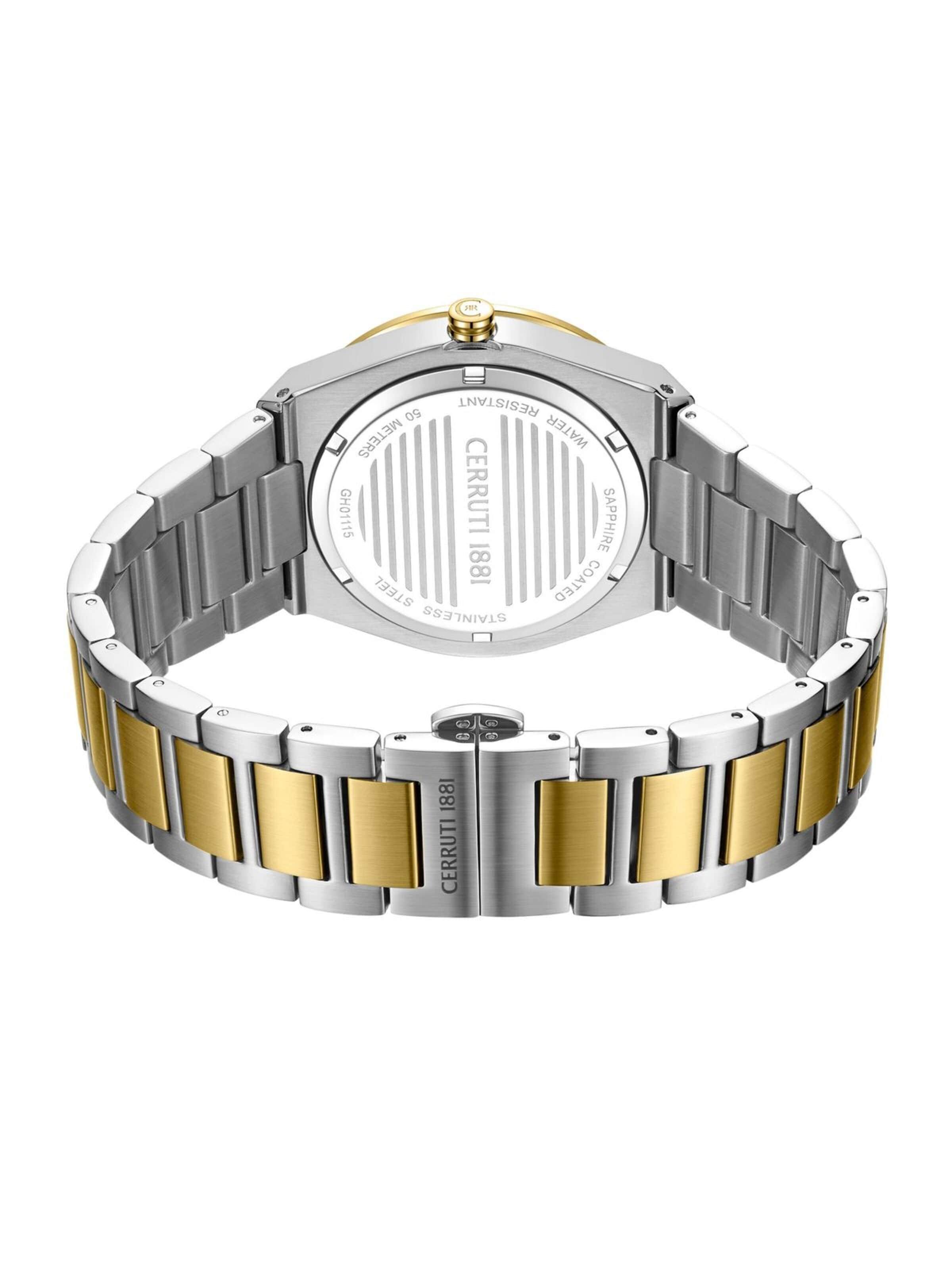 CERRUTI 1881 Analoguhr 'Date watch Lecco'‌‌‌‌‌‌ in Silber