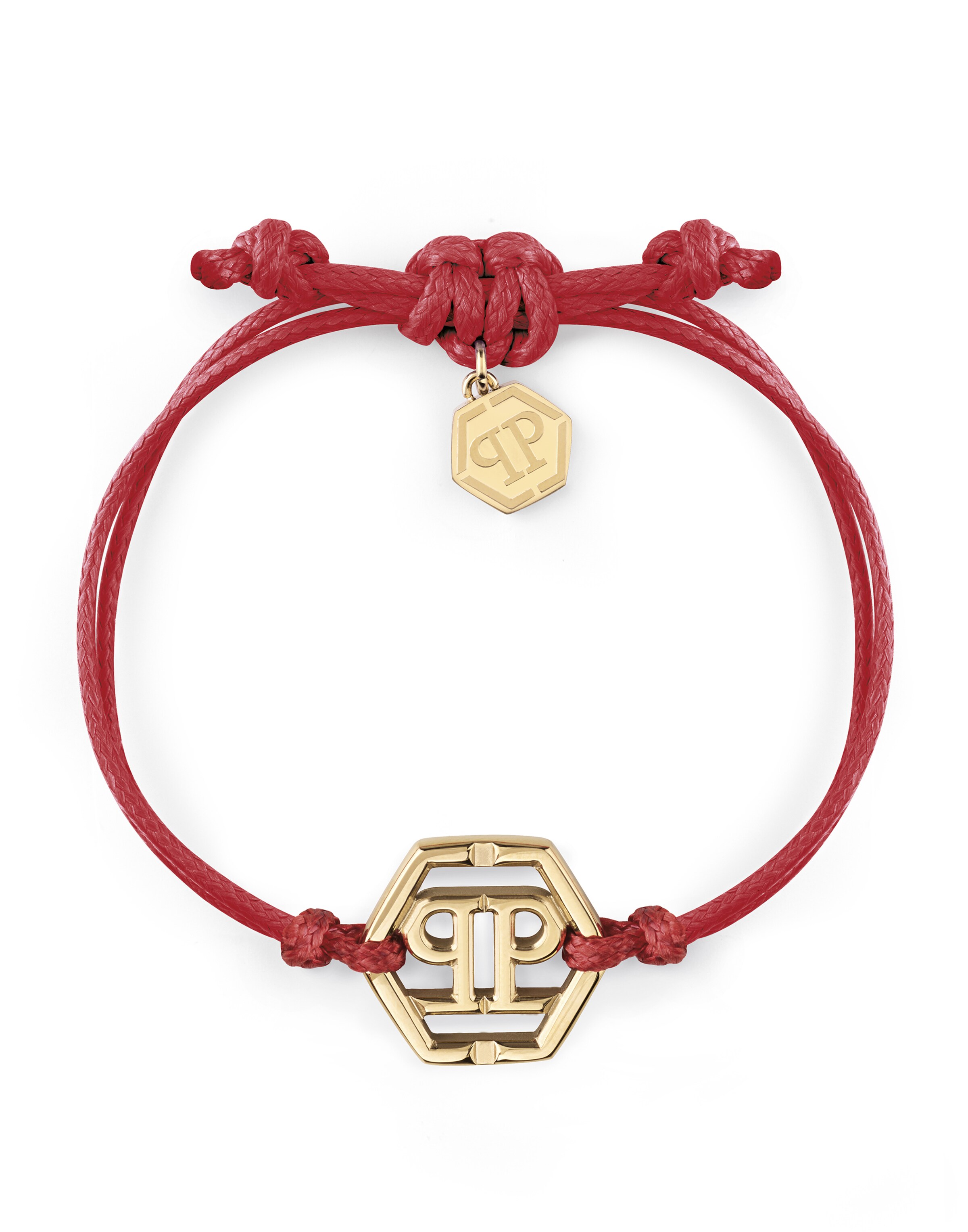 Philipp Plein - Pulseira em vermelho: frente