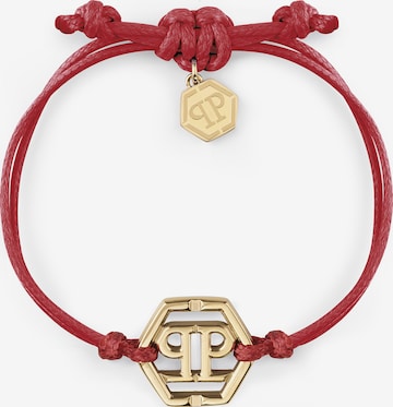 Braccialetto di Philipp Plein in rosso: frontale