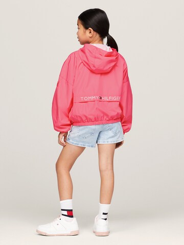 TOMMY HILFIGER Between-Season Jacket 'Essential' in Pink