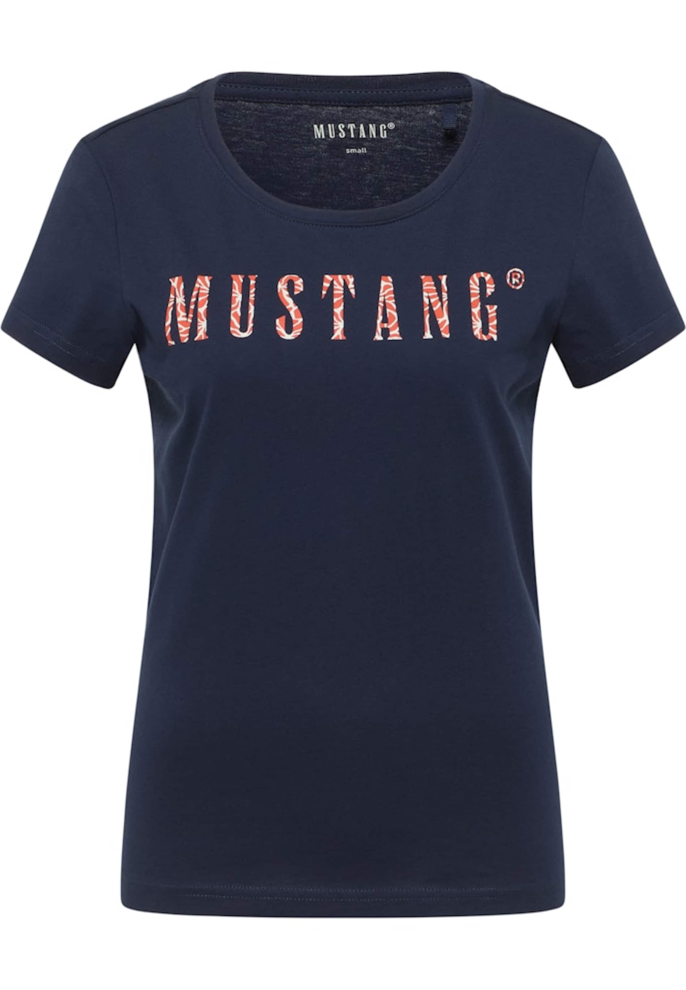 MUSTANG Shirt 'Alma' in Blauw: voorkant