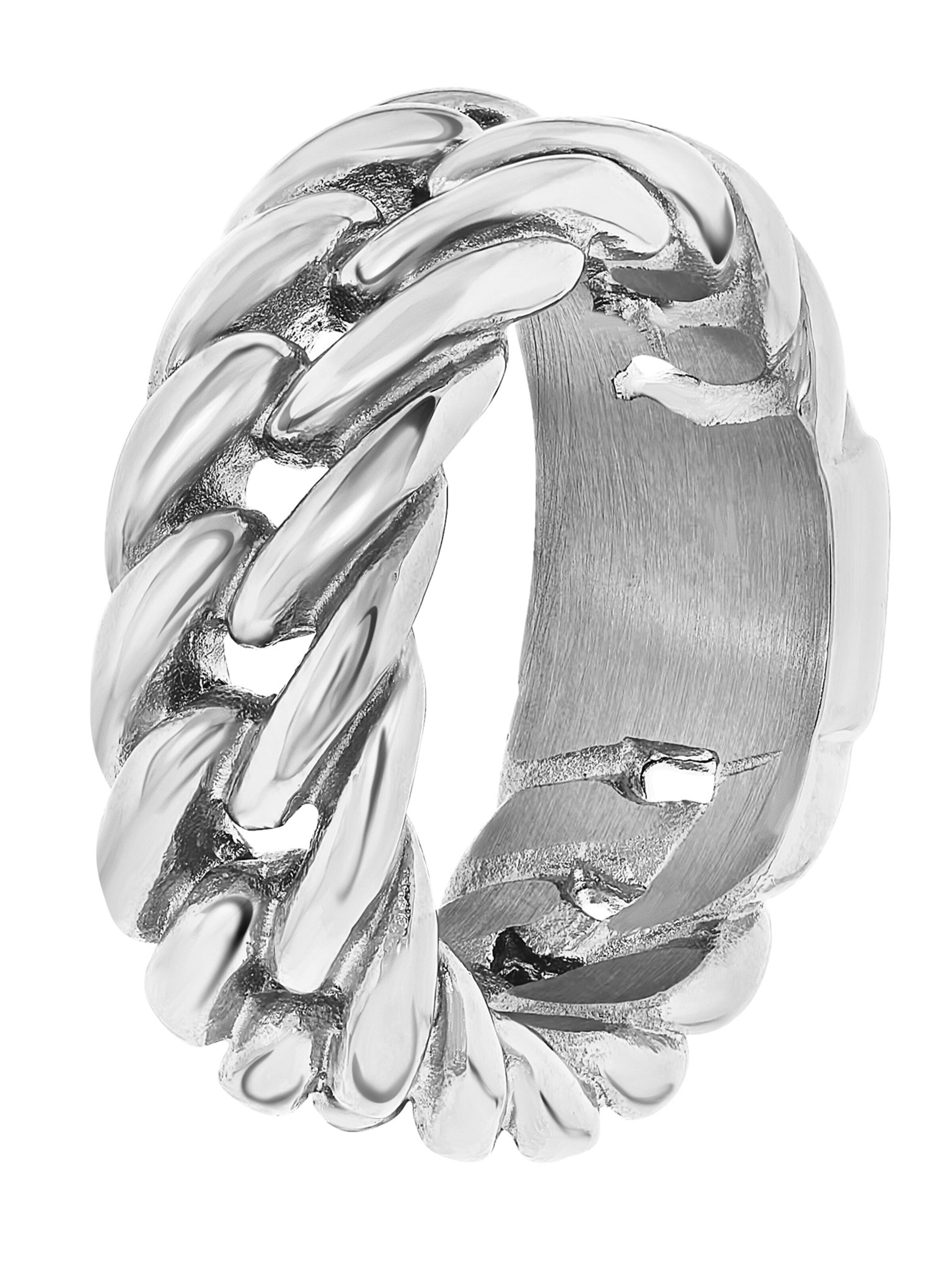 Lucardi Ring in Silber: Vorderseite