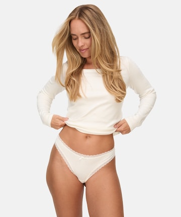 Hunkemöller String in White: front