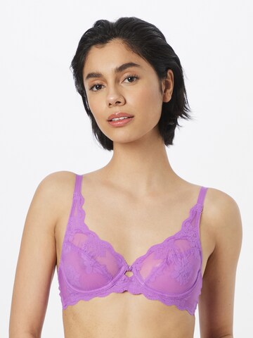 TRIUMPH T-Shirt Nedrček 'Amourette 300 Summer' | vijolična barva: sprednja stran