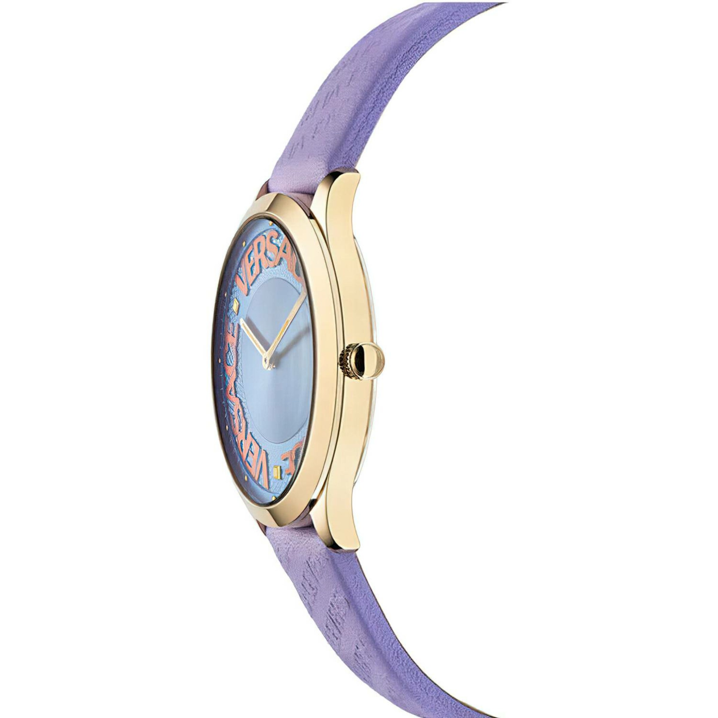 VERSACE Analog watch 'Logo Halo' in Purple