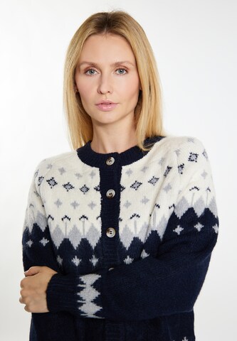 usha BLUE LABEL Вязаная кофта в Синий