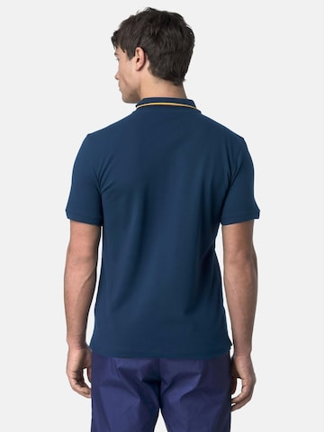 K-Way T-shirt 'JUD PIQUE SLIM' i blå