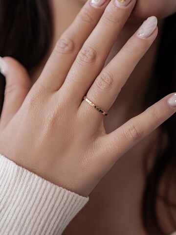 Anello 'Stacked Bead' di Hey Happiness in oro