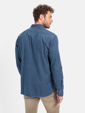 CAMEL ACTIVE Slim fit Button Up Shirt in Blue