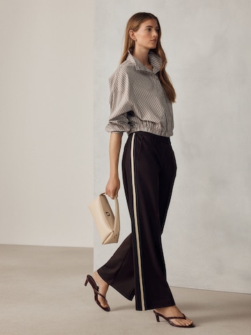 Wide Leg Pantalon Next en marron