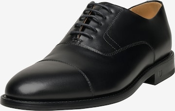 Henry Stevens Lace-Up Shoes 'Winston CO' in Black: front