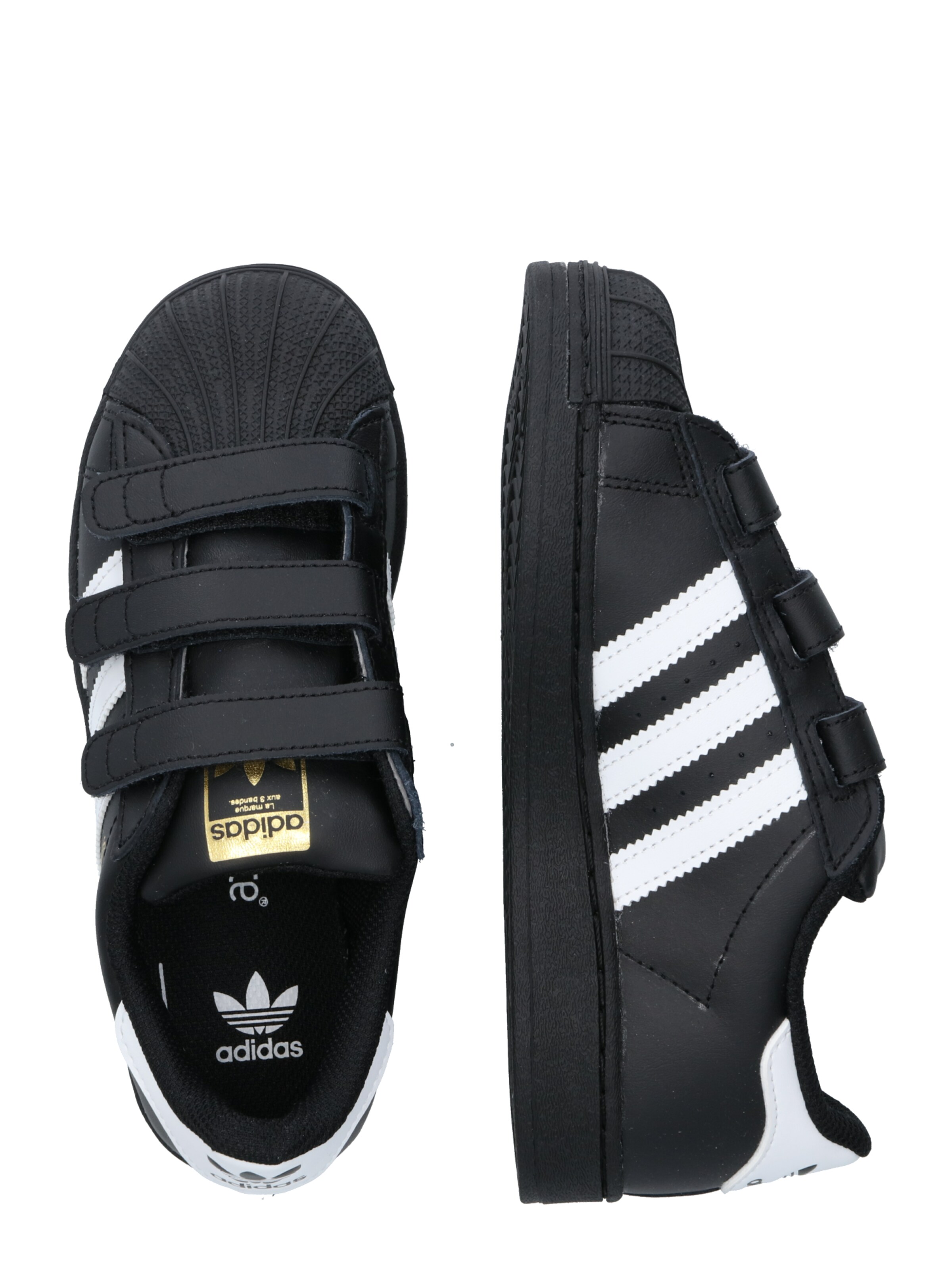 ADIDAS ORIGINALS Sneaker 'Superstar' i svart