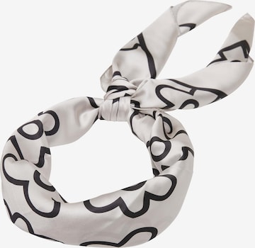 Foulard 'Big Pattern Bandana' Urban Classics en blanc : devant