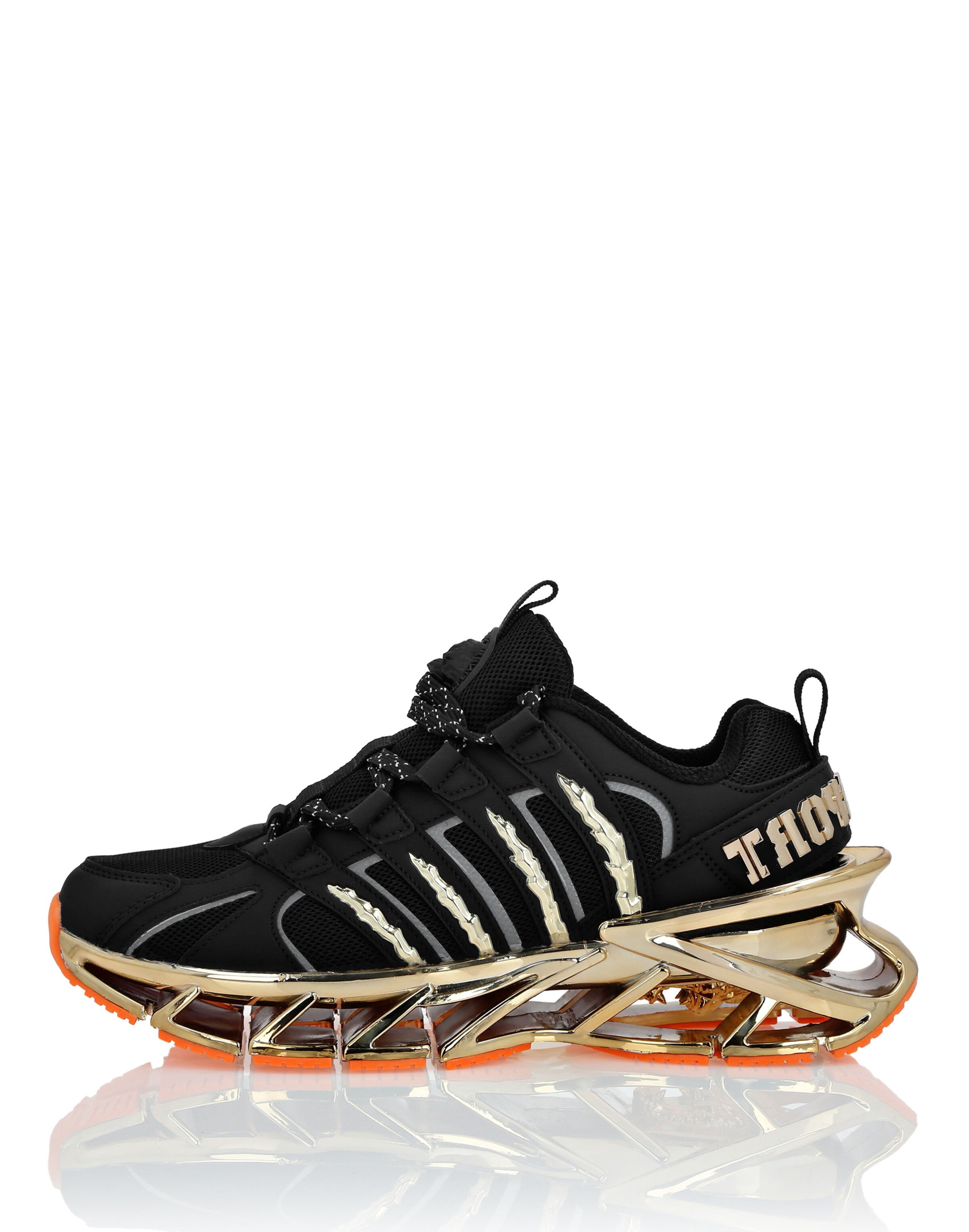 Sneaker bassa di Plein Sport in nero: frontale