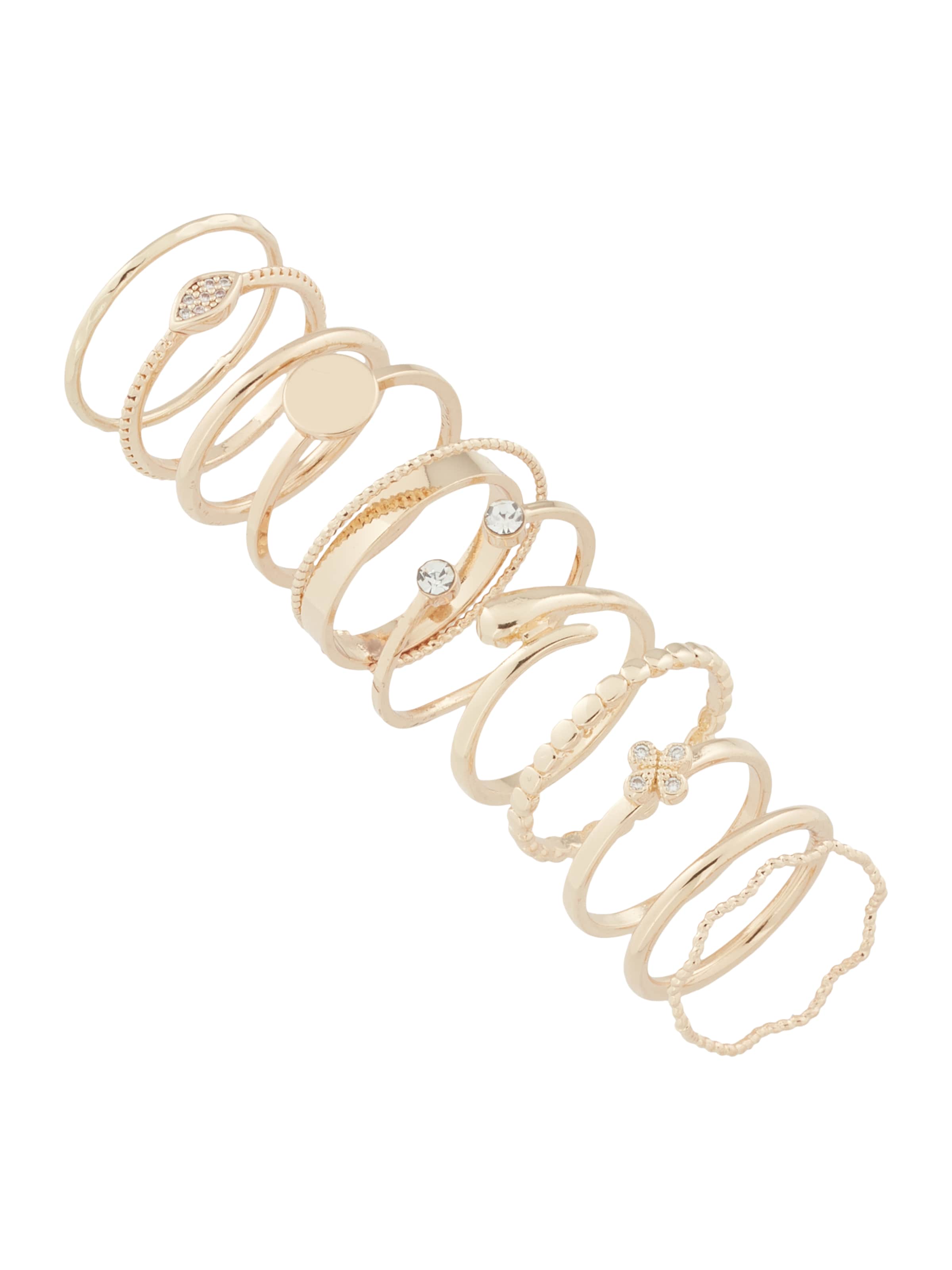 ABOUT YOU Prsten – zlatá: přední strana