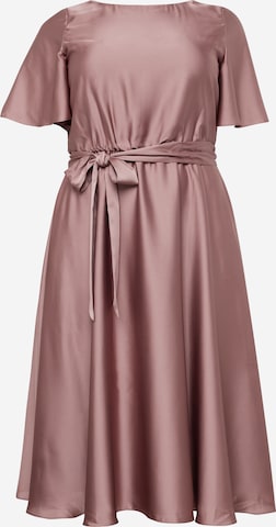 Robe de cocktail SWING Curve en violet : devant