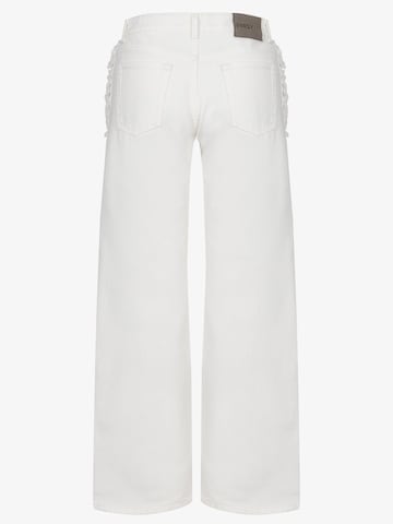 FEMSSY Loosefit Jeans i hvid