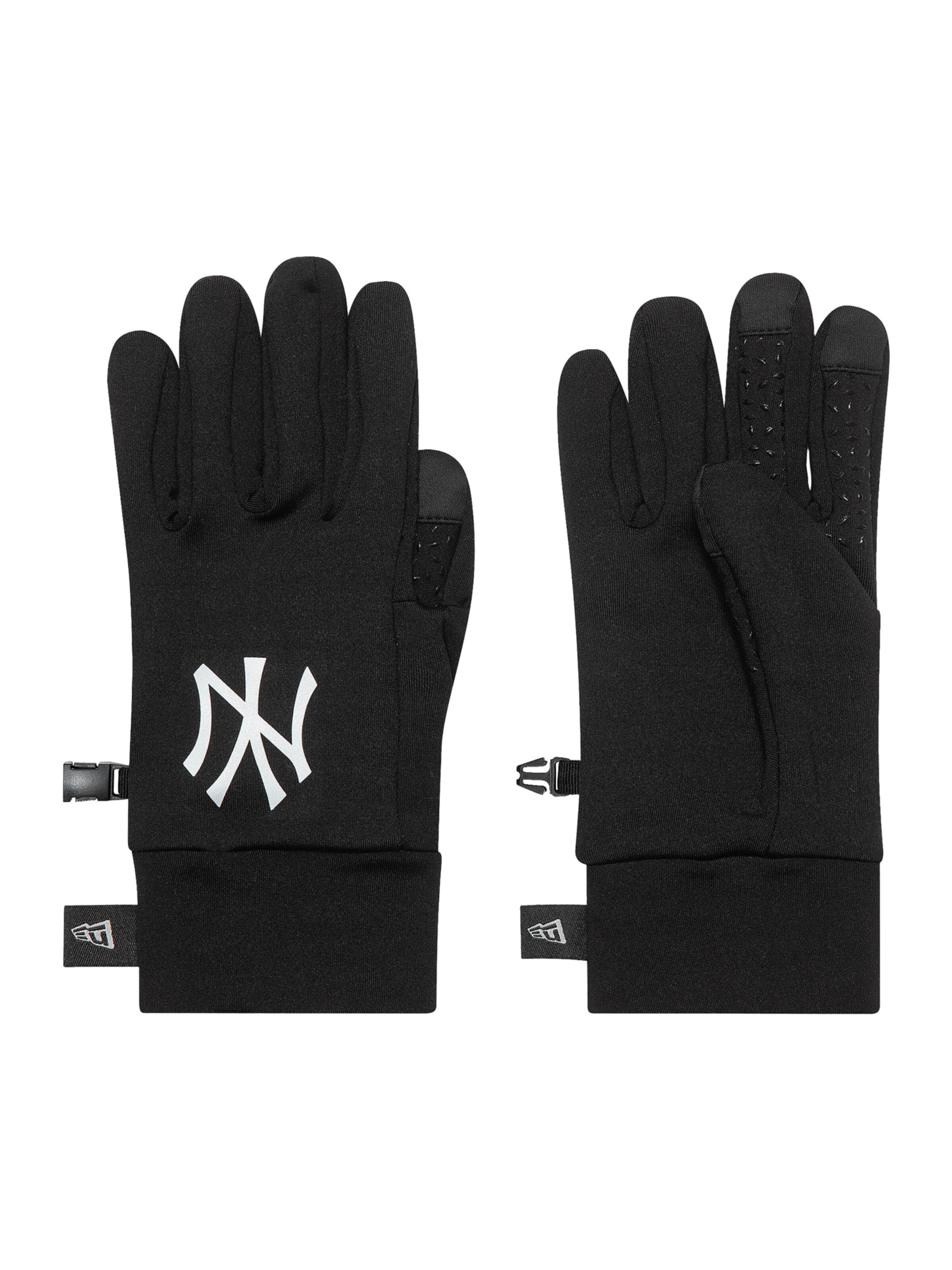 NEW ERA Fingerhandschuhe in Schwarz: Vorderseite