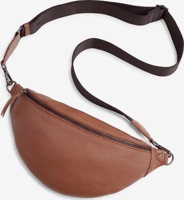 MARKBERG Fanny Pack 'ElinorMBG' in Brown: front