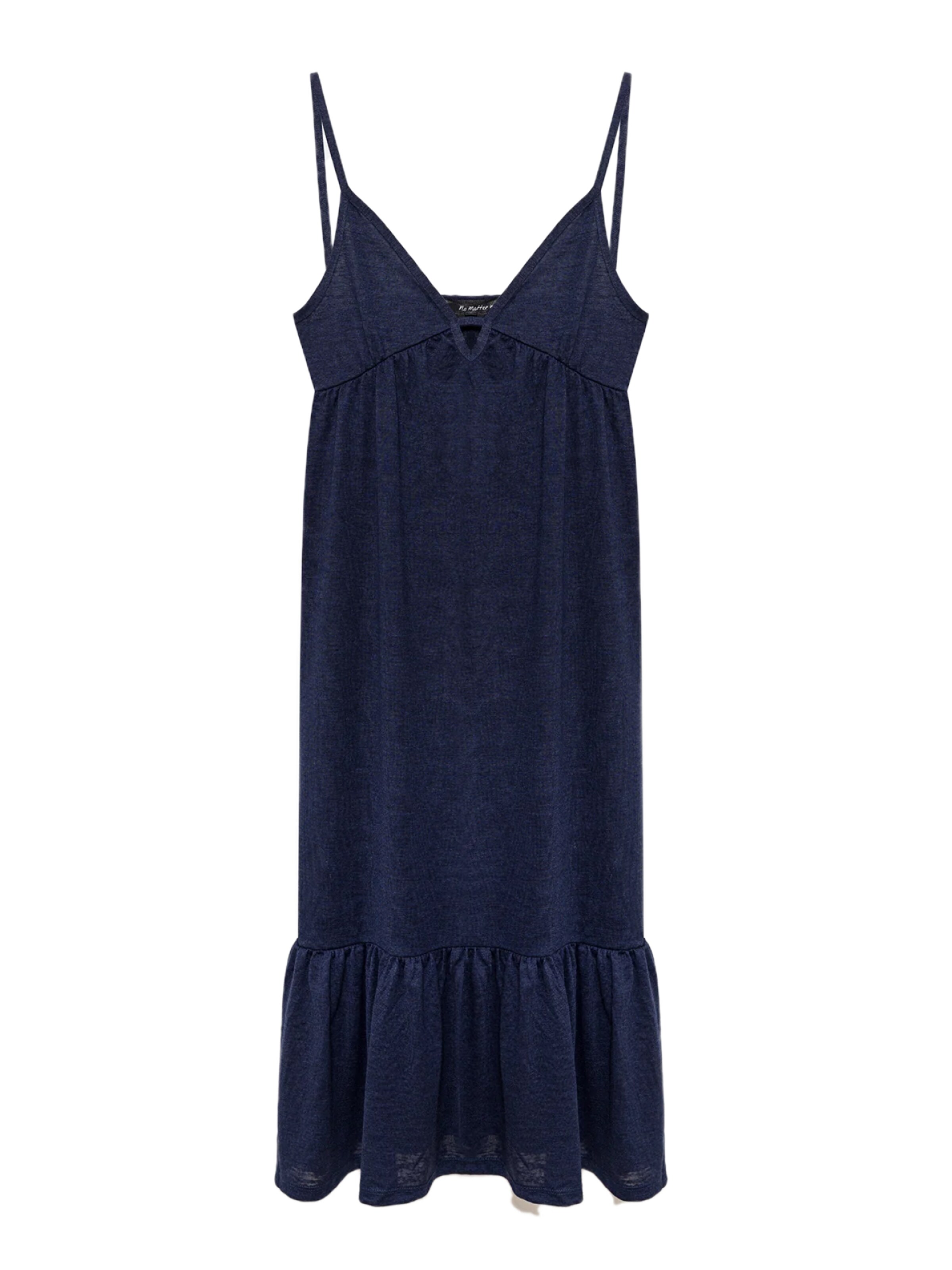 No Matter What Jurk in Blauw: voorkant