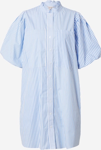 A-VIEW Shirt Dress 'Tiffany' in Blue: front