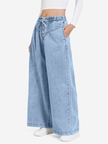 Imily Bela Wide leg Τζιν σε μπλε