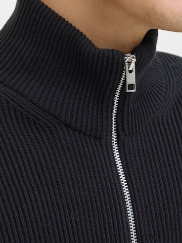 JACK & JONES Gebreid vest in Zwart
