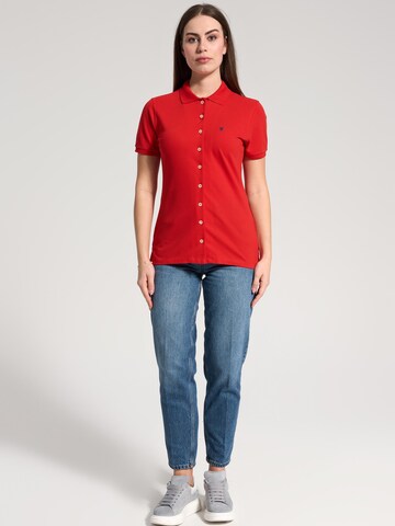 NOWIHT Bluse 'Eugenie'‌‌‌‌ in Rot
