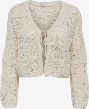 ONLY Knit Cardigan in Beige: front