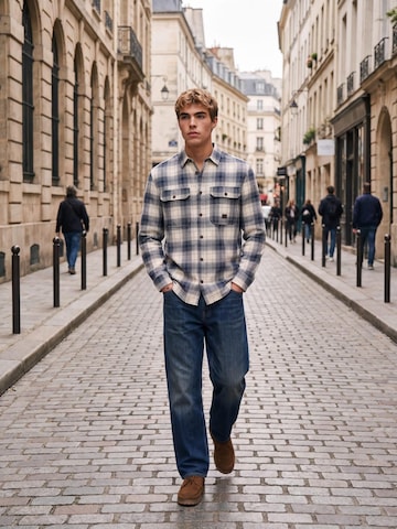 JACK & JONES Comfort fit Overhemd 'Bluivy' in Blauw