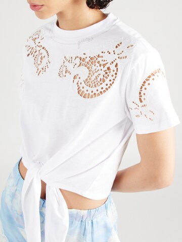 T-shirt GUESS en blanc