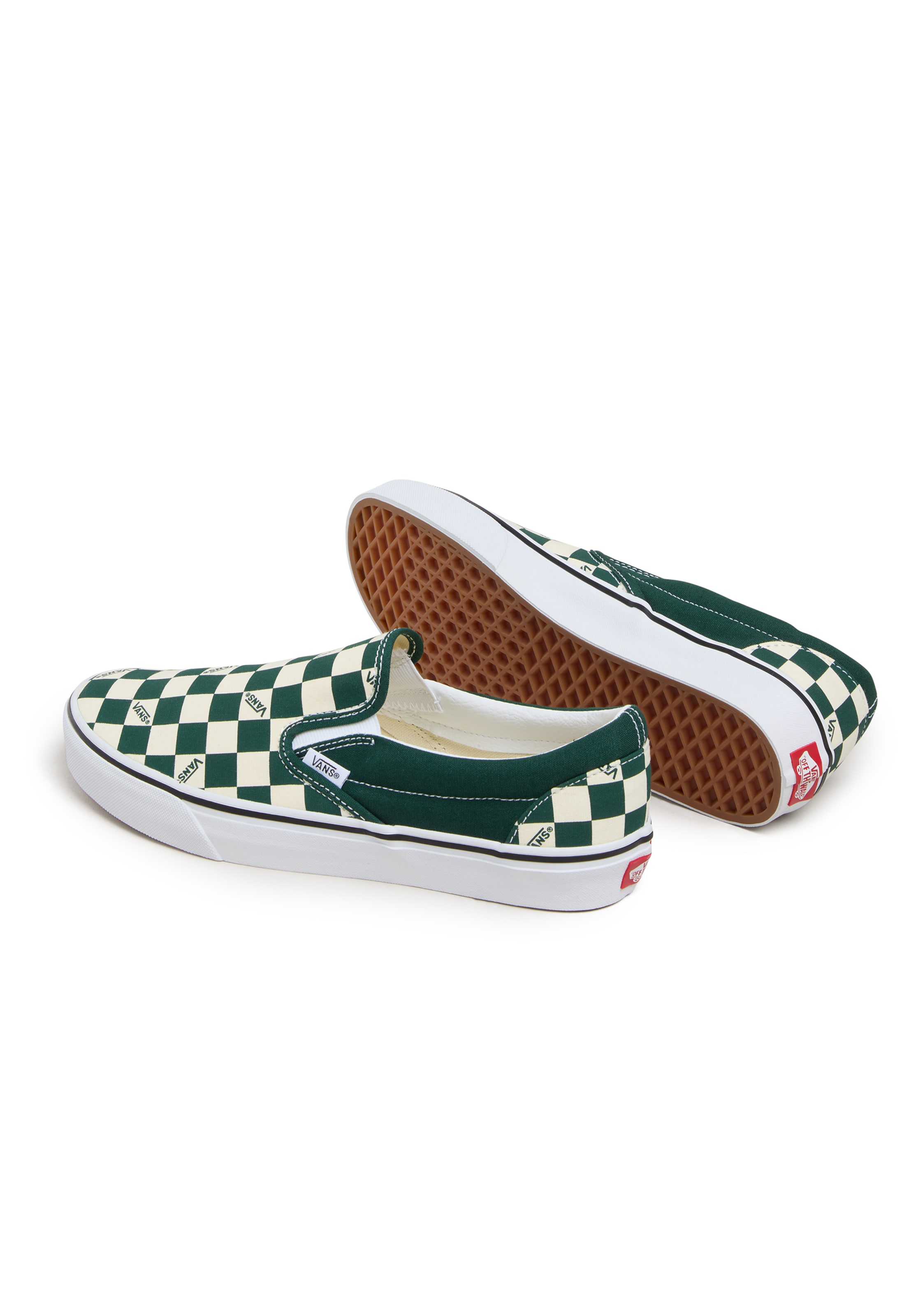 VANS Слипоны в Зеленый