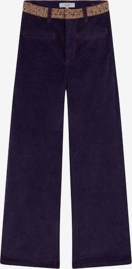 Scalpers Housut 'Trize' värissä beige / tummanvioletti, Tuotenäkymä