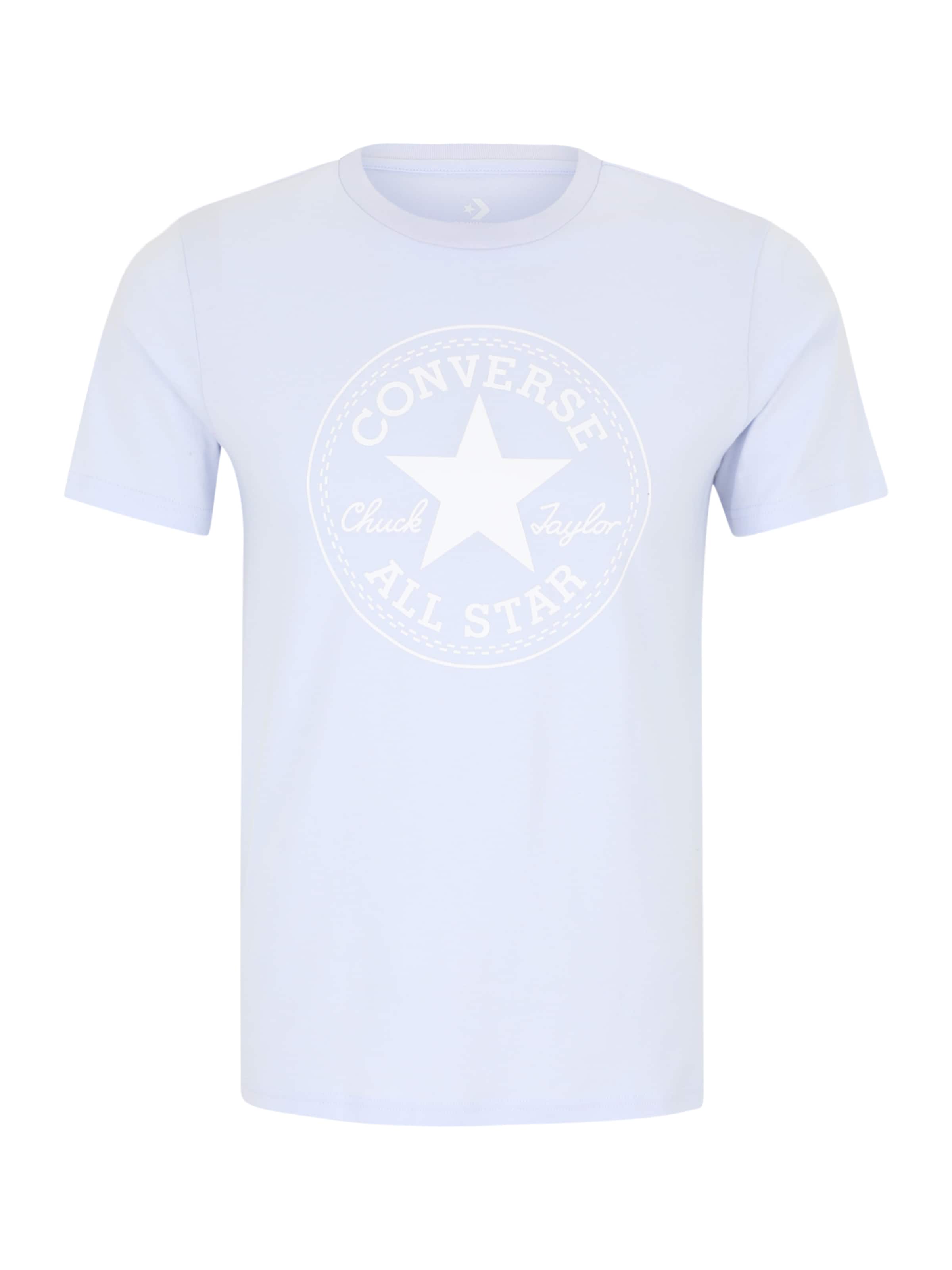 CONVERSE Футболка 'CHUCK' в Синий: спереди