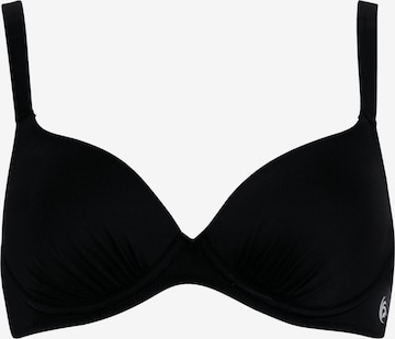 OLYMPIA T-shirt Bikini top in Blue: front