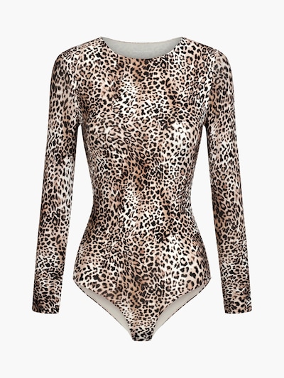 cfab Body 'Crew Neck Longsleeve Bodysuit' i XS i brun, Produktvy