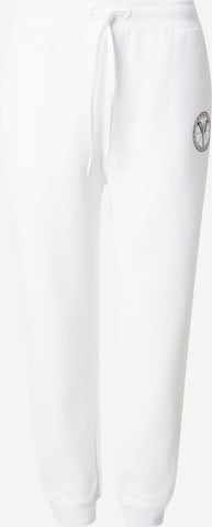 Pantalon Carlo Colucci en blanc : devant