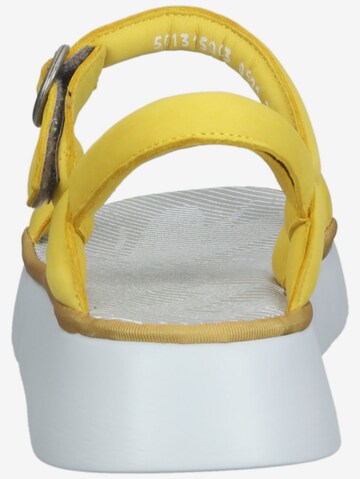 FLY LONDON Strap Sandals in Yellow