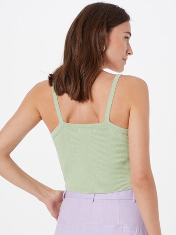 Top in maglia di Missguided in verde