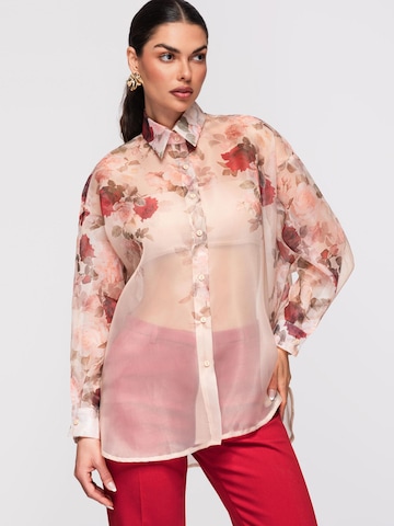 Chemisier Ombre en beige : devant