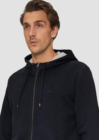 s.Oliver Red Label Big & Tall Mikina – modrá