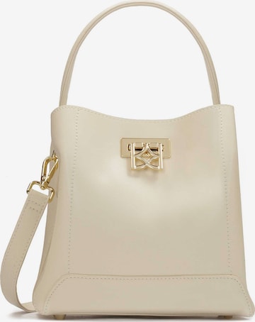 Kazar - Bolso de mano en beige: frente