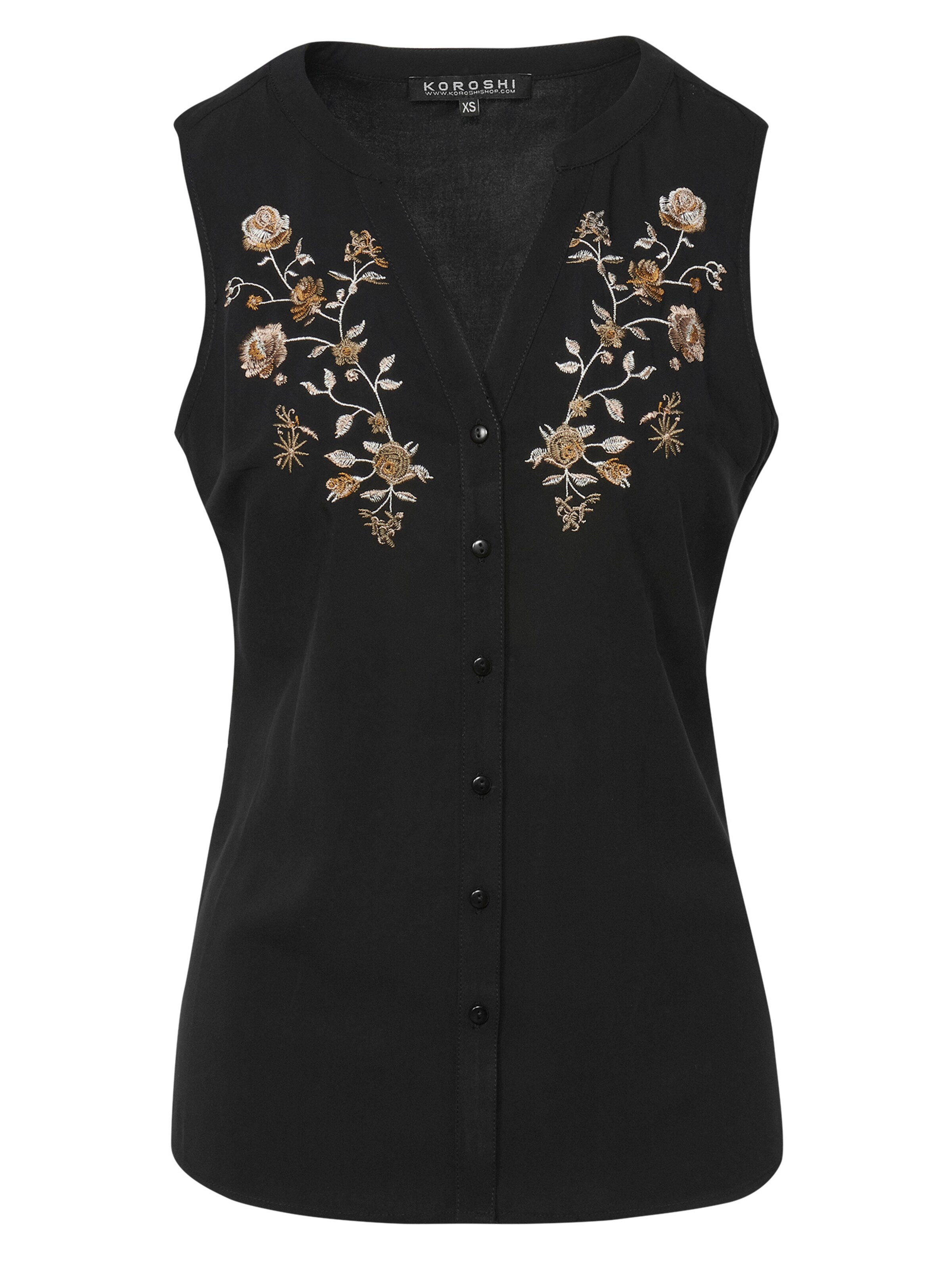 KOROSHI Blus i svart: framsida