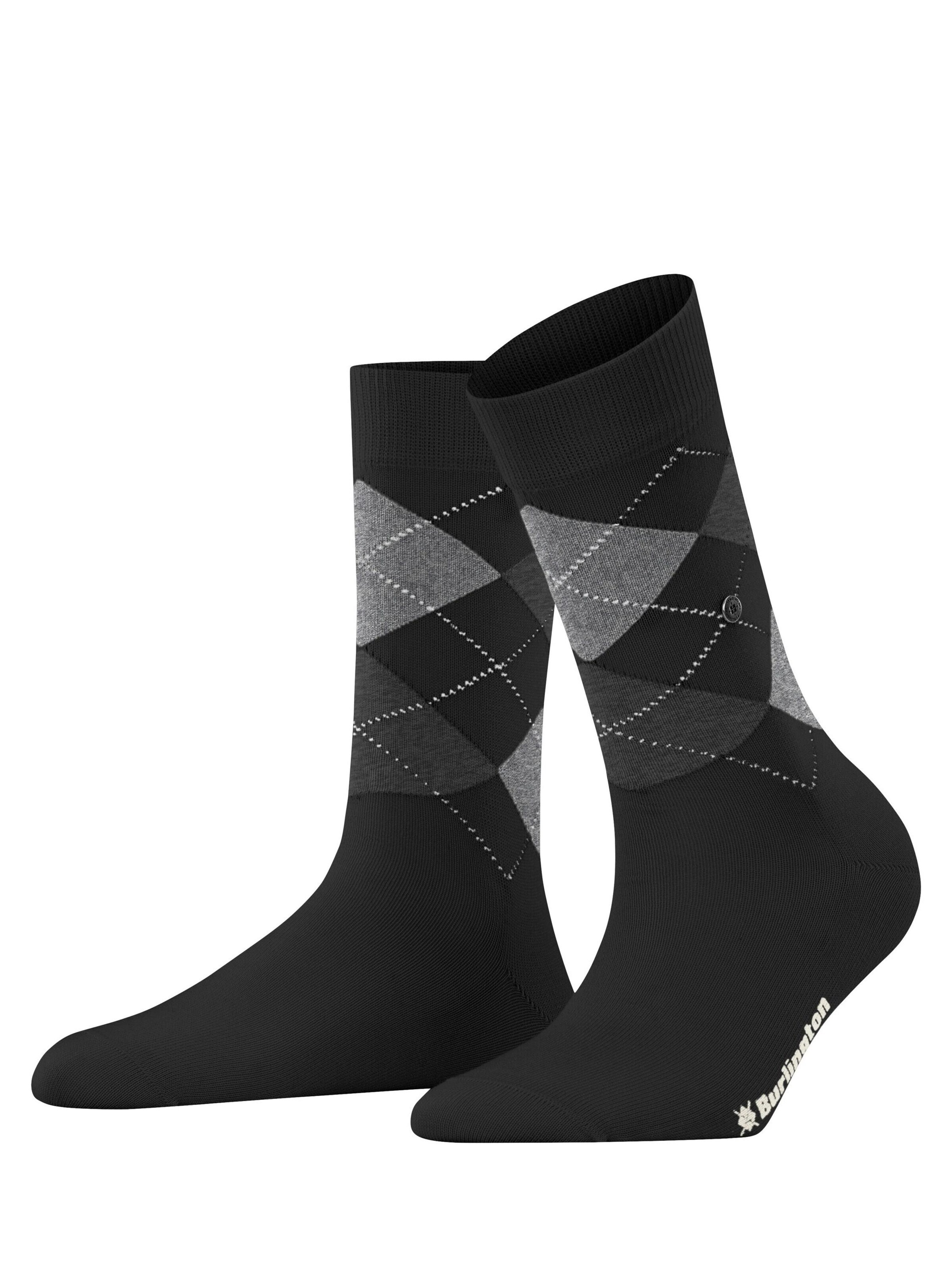 BURLINGTON Socks 'Covent Garden' in Black: front