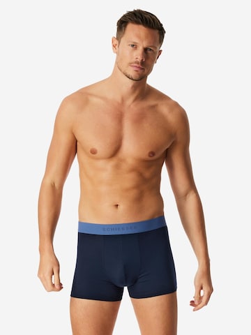 SCHIESSER Boxershorts '95/5 Cotton' in Zwart: voorkant