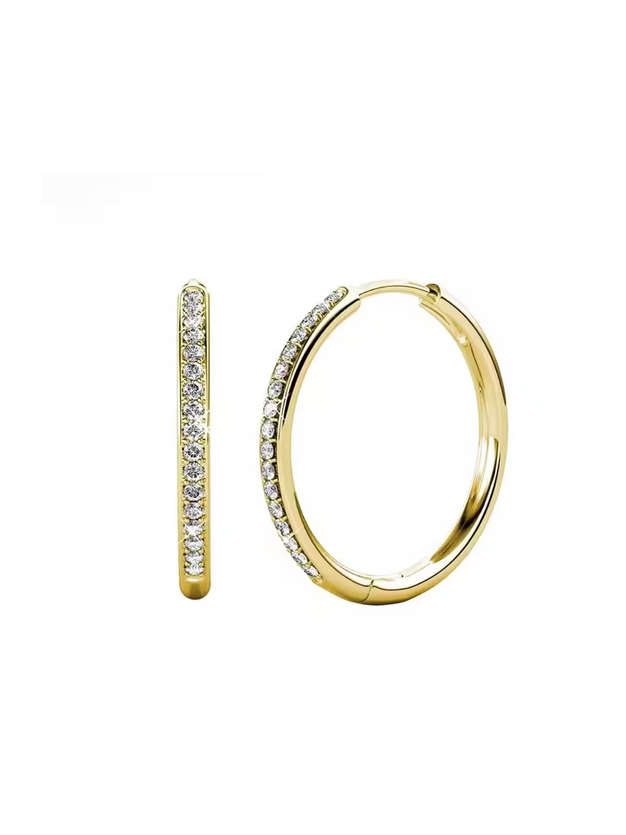 ROUGEMONT Jewellery Earrings 'Funkelnde' in Gold: front
