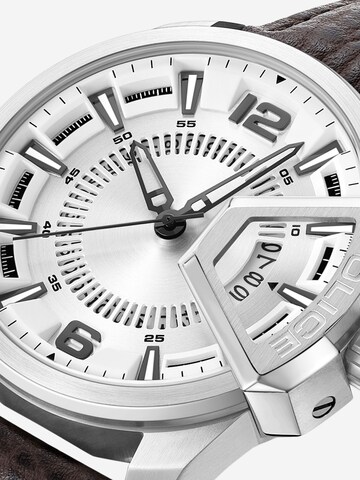 POLICE Analog watch 'Underlined' in Brown